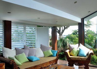 Install downlight for evening entertainment