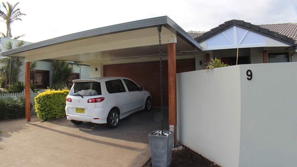 Ballina Carport after completion