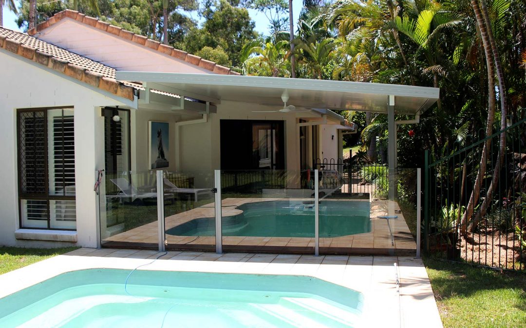 Jazzing up a tired patio area  in Byron Bay