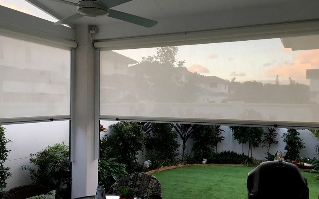 Controlling the weather in an alfresco area in Byron Bay with patio awnings