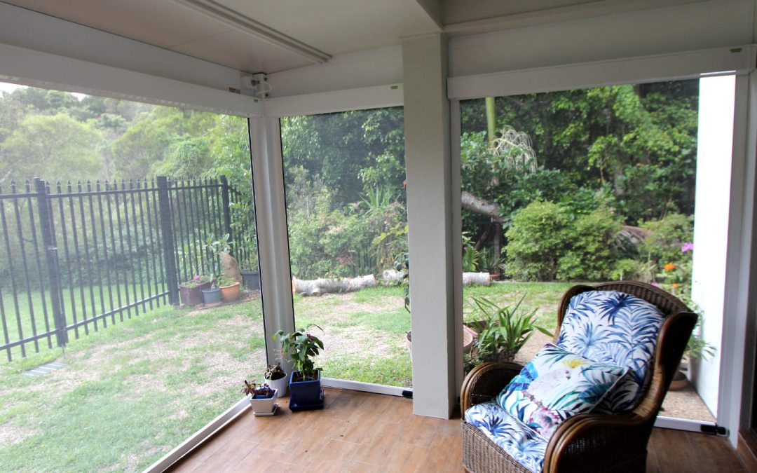 Protecting an East Ballina Patio area from insects.