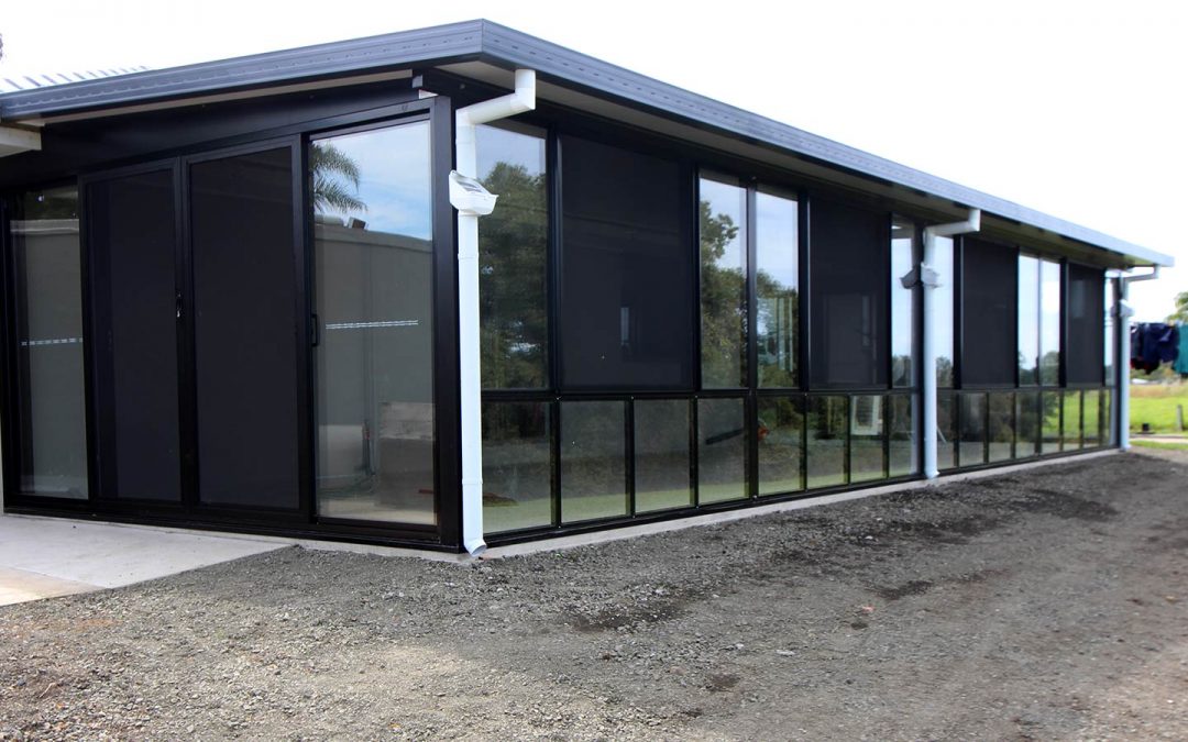 Glass enclosed patio creates a new room in Casino