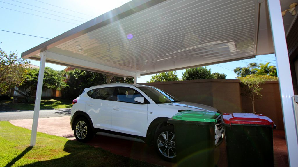 Lennox Head Carport after completion