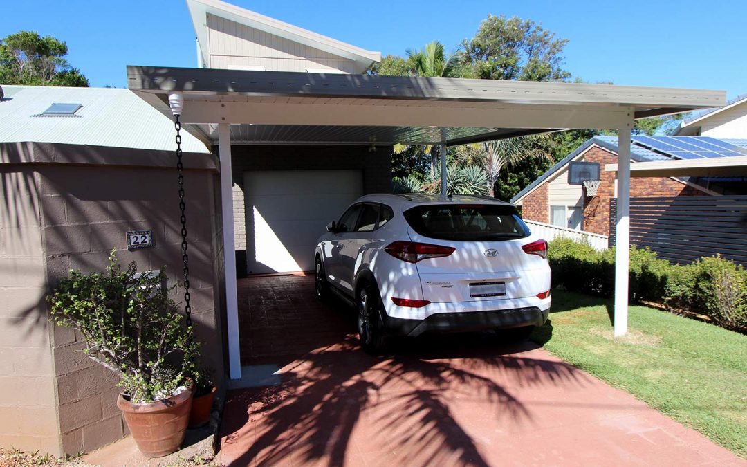 A Carport in Lennox Head to utilise Space