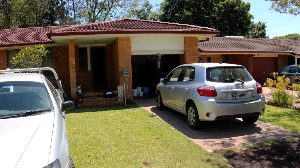 Alstonville driveway before the carport installation