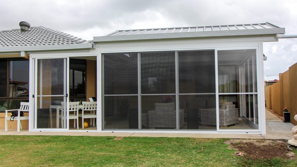 West Ballina Patio enclosed with All Seasons Panels