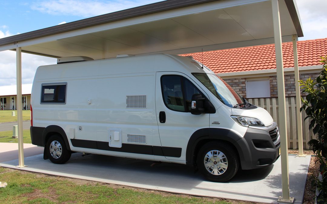 Carport designs to house your caravan or motorhome.
